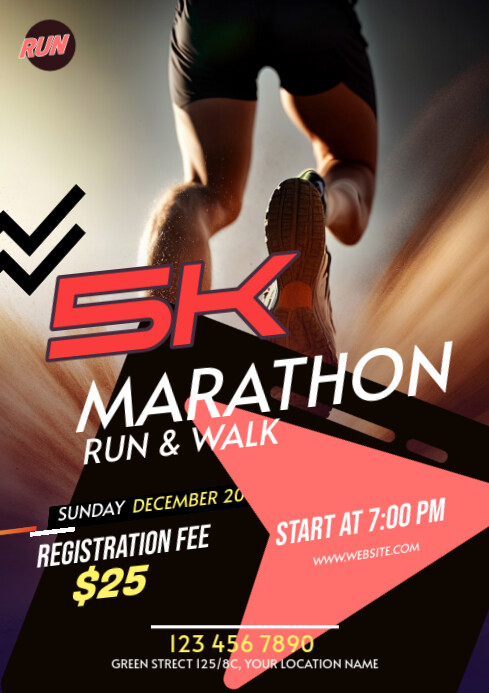 Run & Walk Event Template | PosterMyWall