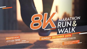 Run & Walk Event Presentatie (16:9) template