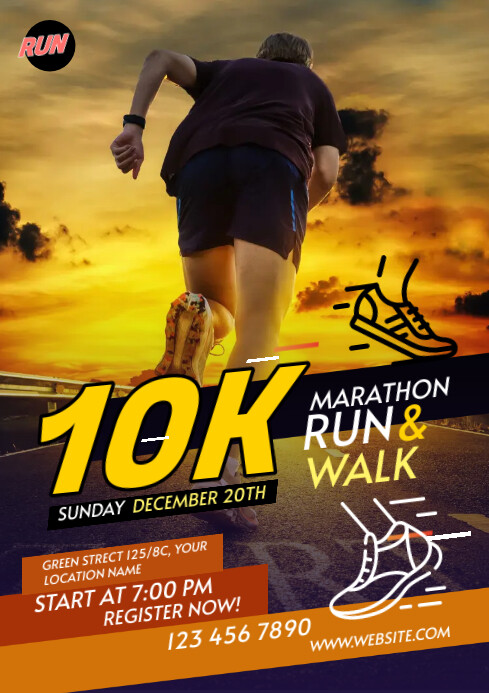 Run & Walk Event Template | PosterMyWall