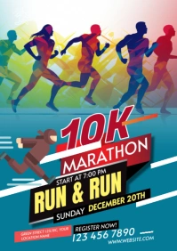 Run & Walk Event A1 template