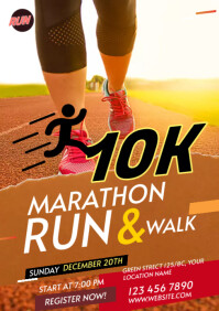 5K Run & Walk Event Flyer Template | PosterMyWall
