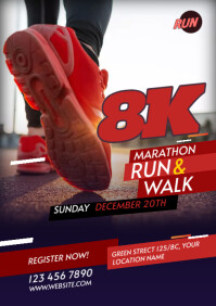 5K Run & Walk Flyer Template | PosterMyWall