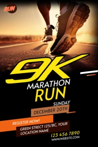 Run & Walk Event Tumblr Graphic template