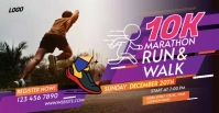 Run & Walk Event Copertina evento Facebook template