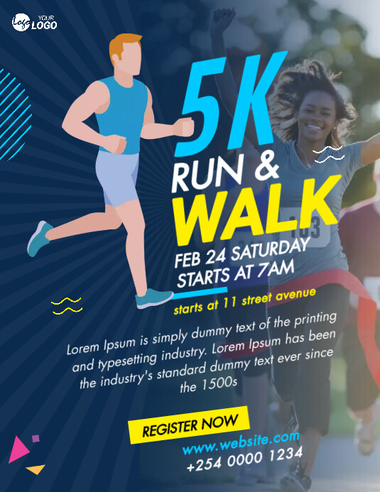Copy of Run & Walk Event Flyer Template | PosterMyWall