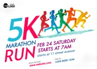 Run & Walk Event Ad Template Postal