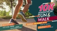 Run & Walk Event Digitale display (16:9) template
