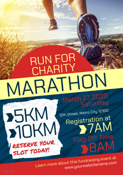 Chartity Run Run For Charity Flyer Template | PosterMyWall