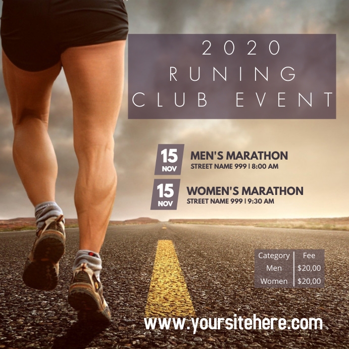 Runing Event Template | PosterMyWall