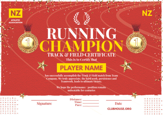 Winner Certificate Templates