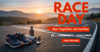 Brown 5K Community Run Изображение, которым поделились на Facebook Template