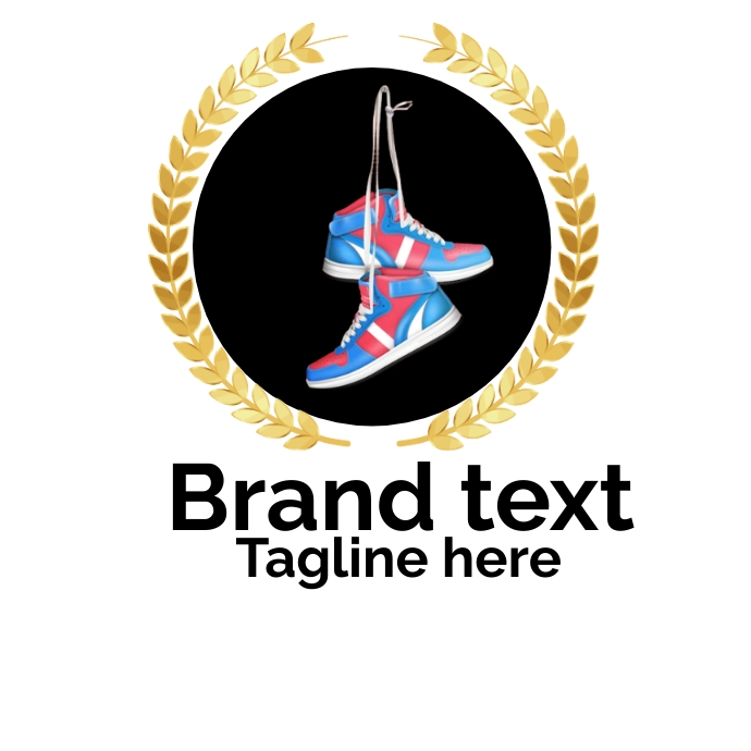 Running logo template