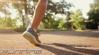 Running video Digitalt display (16:9) template