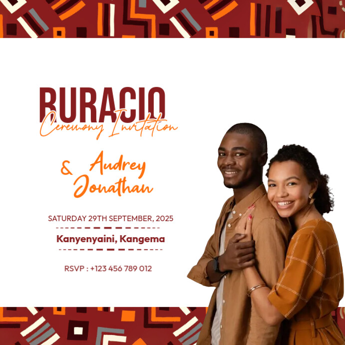 Lesso Ruracio Plantilla de Ruracio dowry invitation poster banner flyer | PosterMyWall