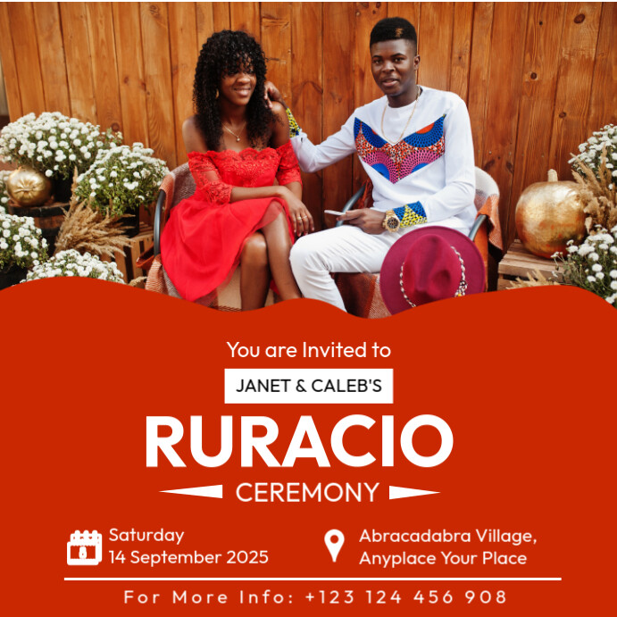 Lesso Ruracio Copy of Ruracio Invitation card | PosterMyWall