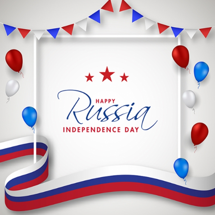 RUSSIA DAY Template | PosterMyWall