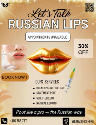 Luxury Botox Flyer Folheto (US Letter) template