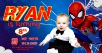 Ryan is Turning 8th Banner Изображение, которым поделились на Facebook template