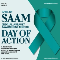 SAAM Day of Action Publicación de Instagram template