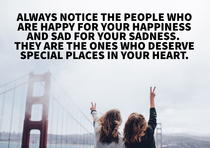 SAD AND HAPPY QUOTE TEMPLATE | PosterMyWall