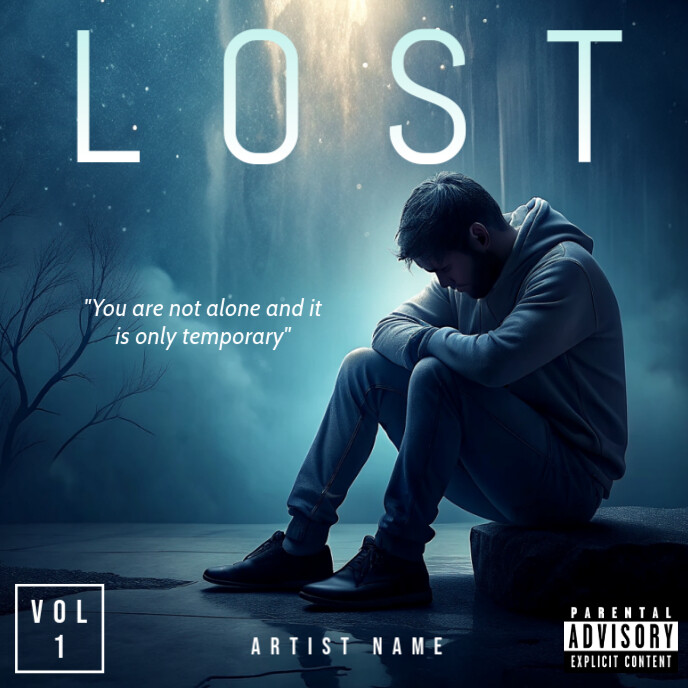 Sad Cd Plantilla de sad music album cover | PosterMyWall