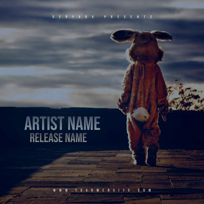 Copy of Sad Rabbit CD Cover Template | PosterMyWall