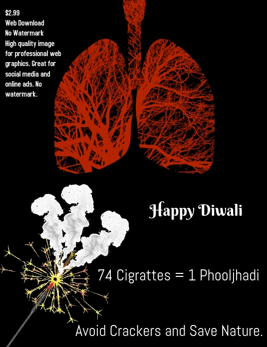 Safe Diwali Poster Template Postermywall