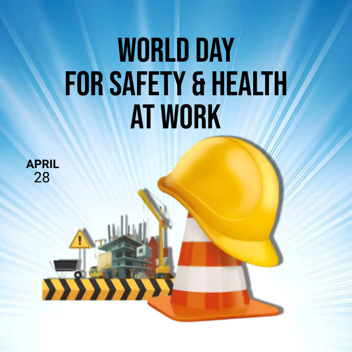 Safe Work Environment Instagram Post template