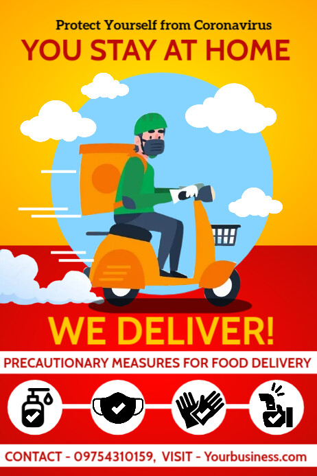 Safety Delivery Service Template Postermywall