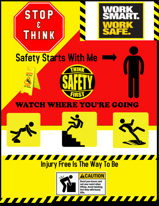 Safety Template PosterMyWall