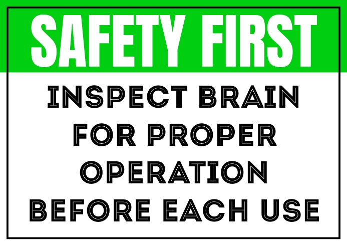 Safety First Funny Sign Template | PosterMyWall