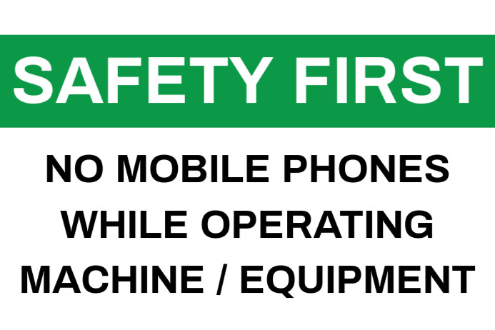 Model Safety Sign Safety First Sign Board First Road Safety Sign Stock Illustrations