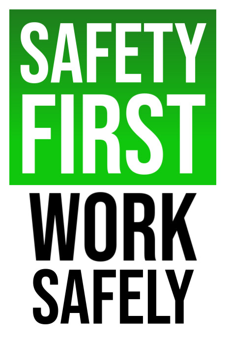Safety First Layout Safety First Sign Board Template | PosterMyWall