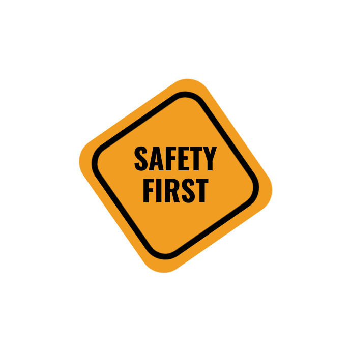 Safety First Tag Template | PosterMyWall
