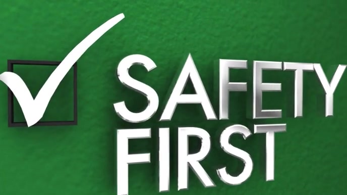 Safety First Video Copy of safety first video | PosterMyWall