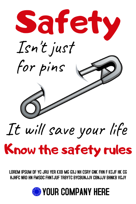 Safety Template PosterMyWall