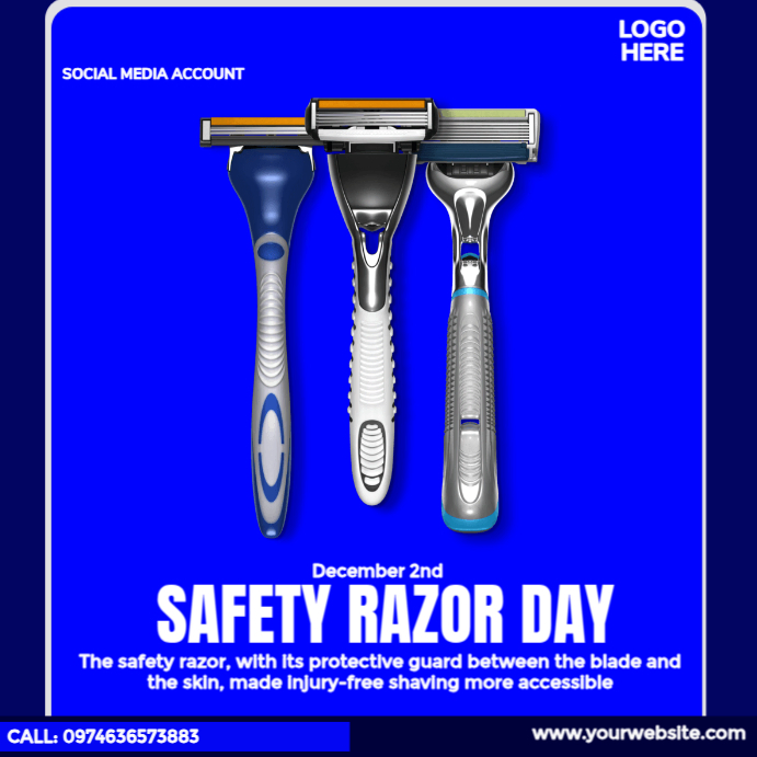 Weed Razor Ad Plantilla de Safety Razor Ad | PosterMyWall