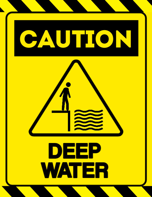 SAFETY SIGNS 传单(美国信函) template