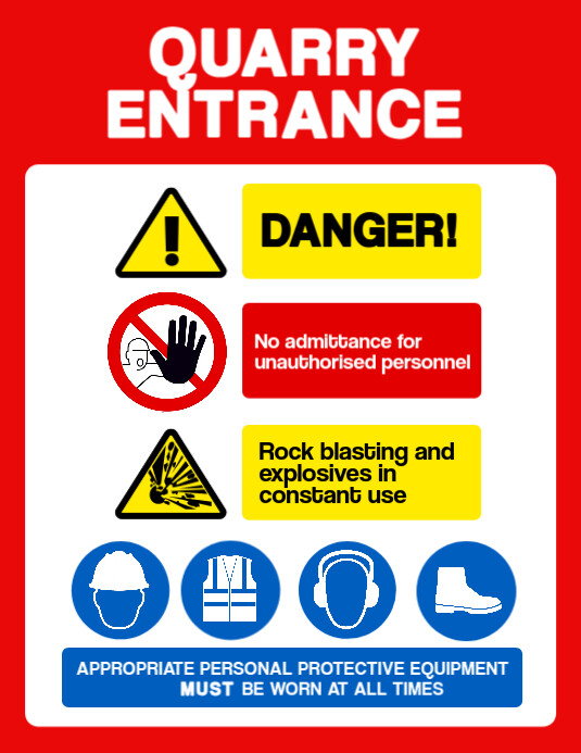 Copy of SAFETY SIGNS | PosterMyWall