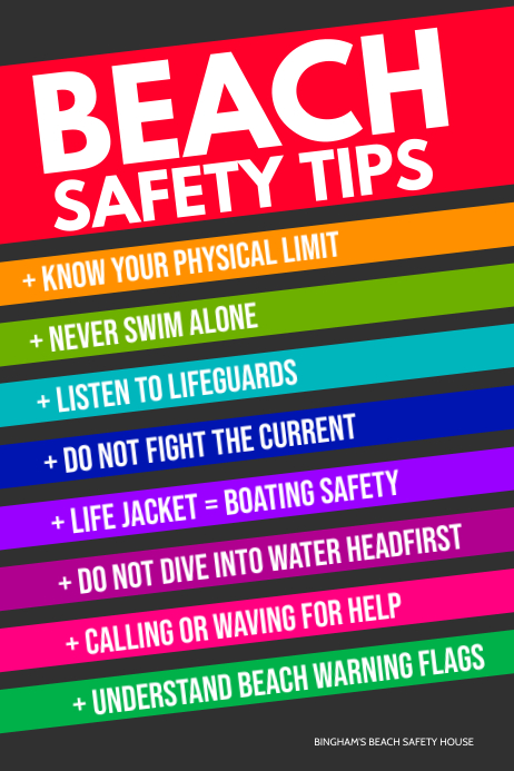 Safety Tips Posts Safety Tips Poster Template | PosterMyWall