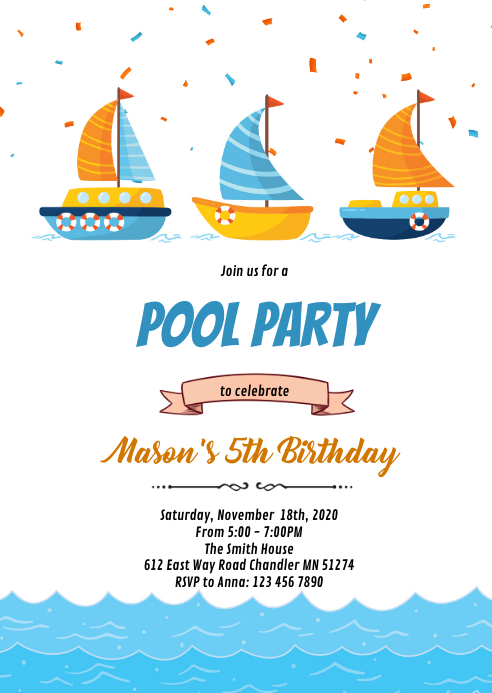 Modele Invitation Anniversaire Nautique Voilier Postermywall Modele Invitation Anniversaire Nautique Voilier Postermywall