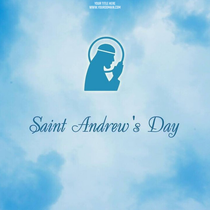 Saint Andrews Day Instagram Post template