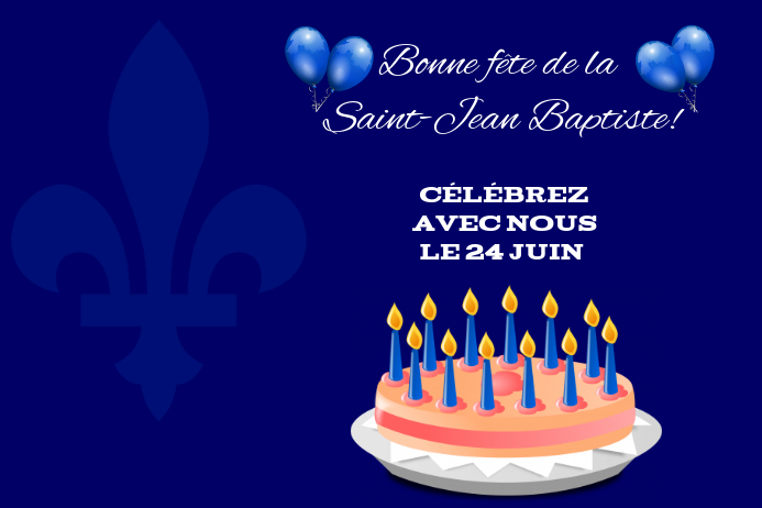 Saint Jean Baptiste Template Postermywall Saint Jean Baptiste Template Postermywall