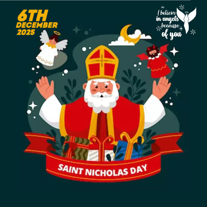 saint nicholas Instagram 帖子 template
