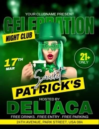 Saint Patrick's Celebration Flyer (US-Letter) template