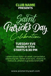 Saint Patrick's Day Celebration Poster template