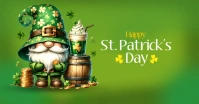 Saint Patrick's Day Facebook-annonce template