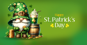 Saint Patrick's Day Facebook-annonce template