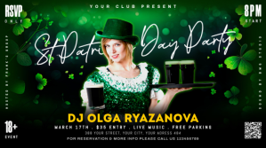 saint patrick's day Iphosti le-Twitter template