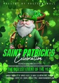 Saint Patrick's Day A4 template